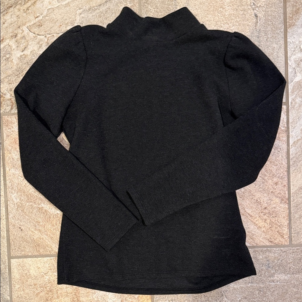 Madewell Classic Black Long Sleeve Top